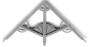 3563 Fan Gable Trim 90